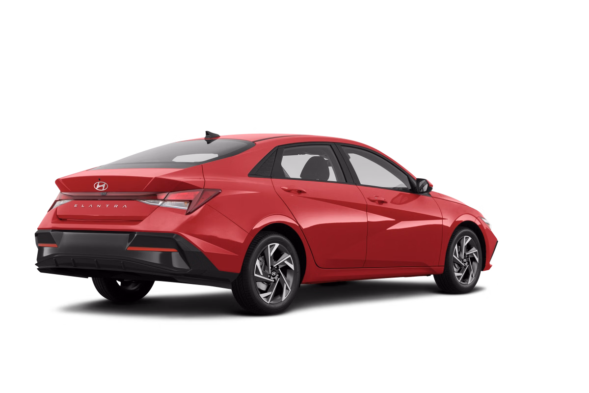 Hyundai Elantra - Back view Hyundai Elantra - Back view
