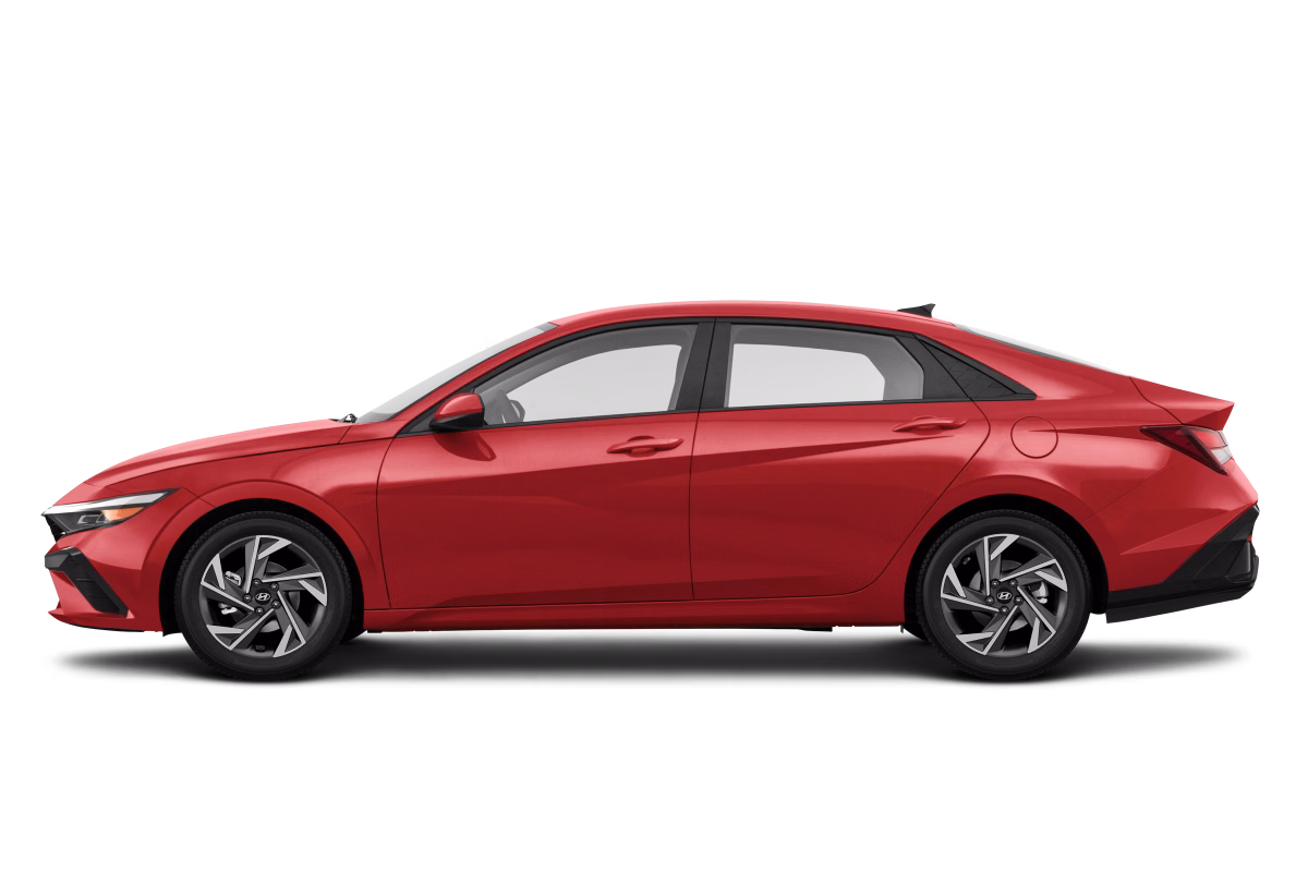 Hyundai Elantra - Side view Hyundai Elantra - Side view
